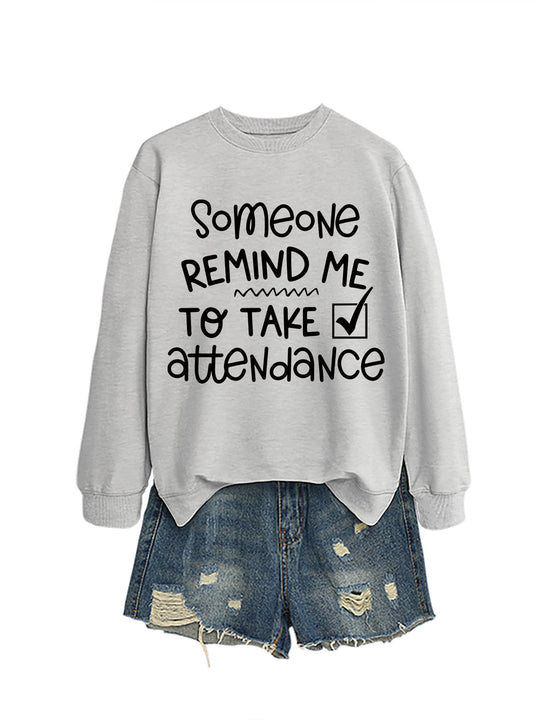 Damen Sweatshirt mit witzigem Motiv und inspirierendem Schriftzug R&B
