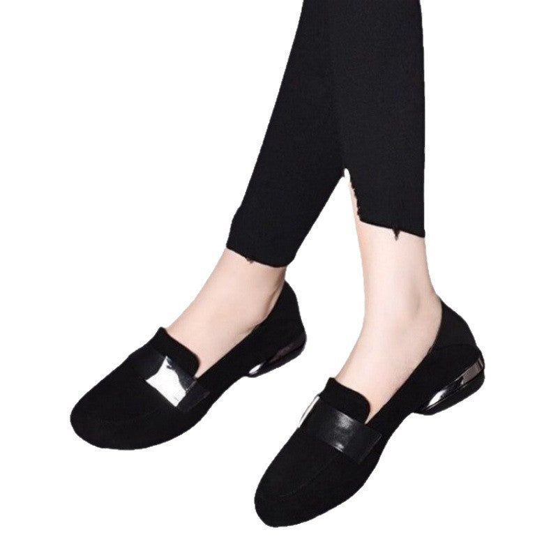 Damen Komfortable und stilvolle Ballerinas mit modischem Riemen R&B