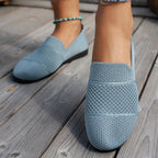 Damen komfortable Slipper mit innovativem Strickdesign R&B