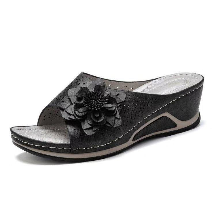 Damen Komfortable Sandalen mit floralem Design R&B