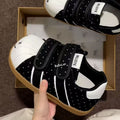 Damen Sportliche Sneaker im modernen Design mit praktischem Klettverschluss