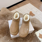 Damen bequeme Winterboots mit ergonomischem Innenfutter und rutschfester Sohle R&B