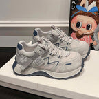 Damen Sportliche Sneakers mit atmungsaktiver Mesh-Oberfläche und verstärktem Fersenbereich R&B