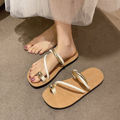 Damen elegante Riemensandalen mit zierlichen Akzenten R&B