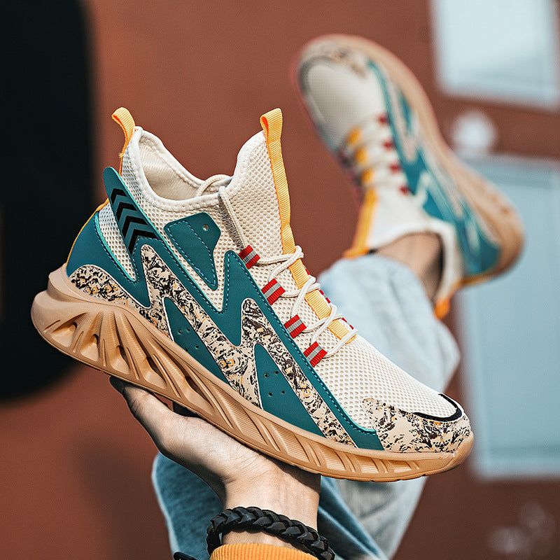 Damen Komfortable und stylische Laufschuhe mit elastischem Strick-Obermaterial R&B