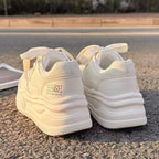 Damen Sportliche Chunky Sneakers mit dämpfender Sohle und atmungsaktivem Obermaterial R&B