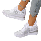 Damen Sportliche Sneakers mit atmungsaktivem Obermaterial und modischem Design R&B