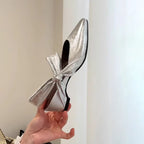 Damen Elegante Ballerina-Schuhe mit funkelndem Riemchen