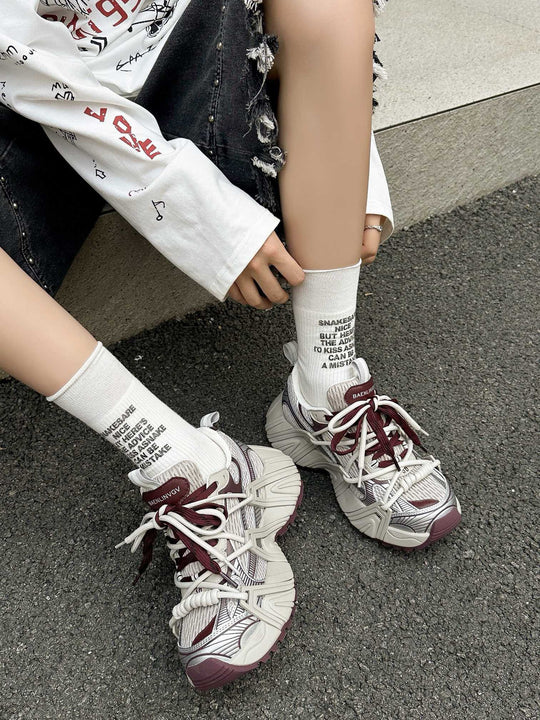 Damen Sportliche Sneaker mit atmungsaktivem Obermaterial und dämpfender Sohle R&B