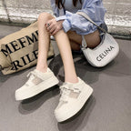 Damen Trendige Sneakers im sportlichen Design mit atmungsaktiver Mesh-Oberfläche