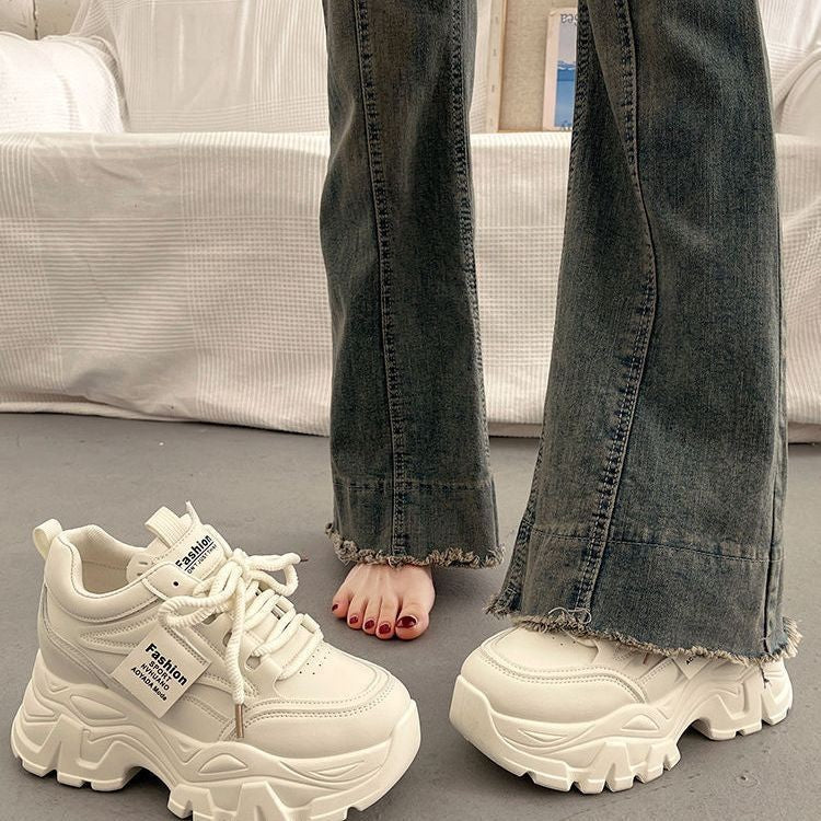 Damen Sportliche Chunky Sneakers mit innovativer Dämpfung und strapazierfähiger Obermaterialstruktur