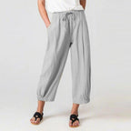 Damen Luftige Freizeithose mit verstellbarem Bund R&B