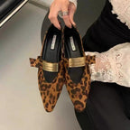 Damen elegante Ballerinas mit modischen Schnallen und hochwertigem Samt R&B