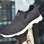Damen Sportliche Slip-On Sneakers mit flexiblem Design und atmungsaktiver Oberflächenstruktur R&B