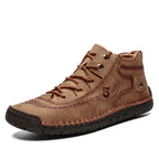 Herren Hochwertige und flexible Schnürboots mit rutschfester Sohle