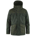 Herren funktionale Winterjacke mit abnehmbarem Kapuzenkragen und großen Taschen