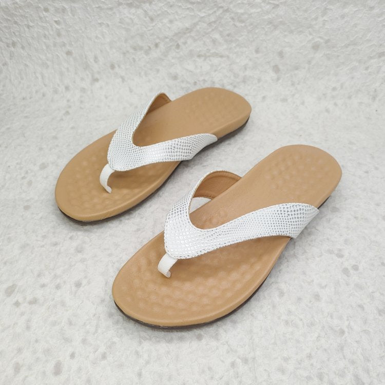 Damen Elegante Zehentrenner-Sandalen mit modischem Riemendesign R&B