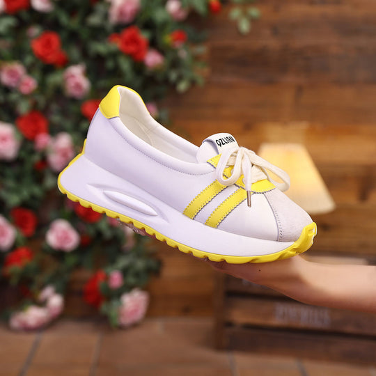 Damen Komfortable Sneakers im modischen Mix aus Textil R&B