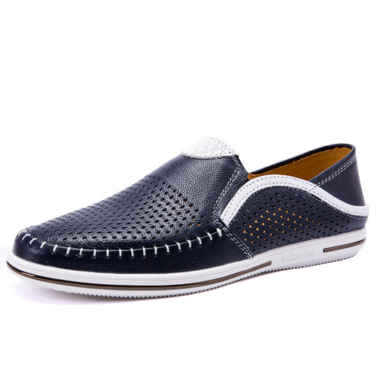Herren Atmungsaktive Mokassins mit flexibler Sohle R&B