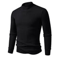 Herren Rollkragenpullover mit strukturiertem Zopfmuster und bequemem Schnitt