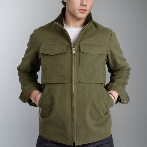 Herren modische Utility-Jacke R&B