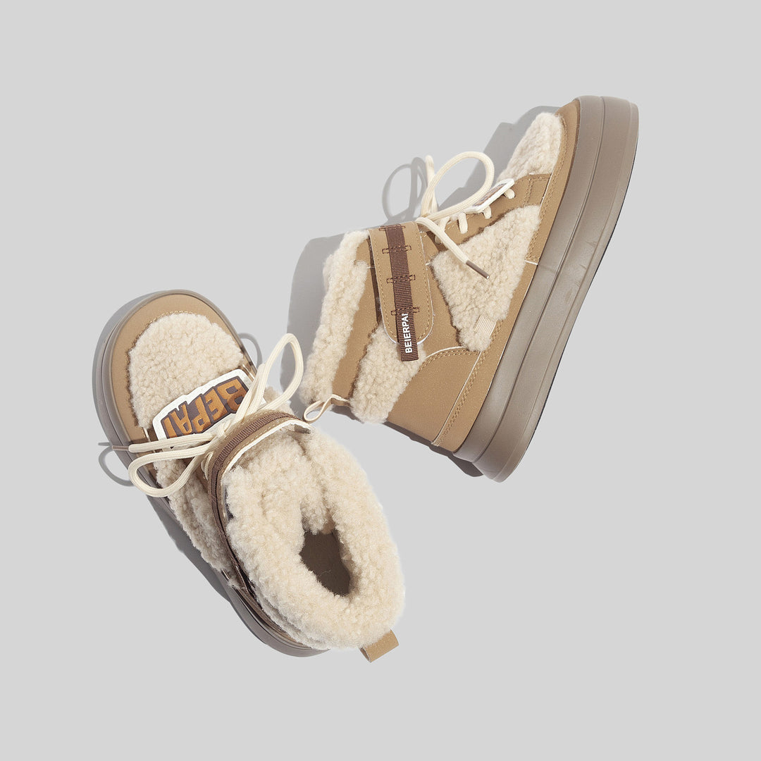 Damen Warmfutter Winter Sneakers R&B