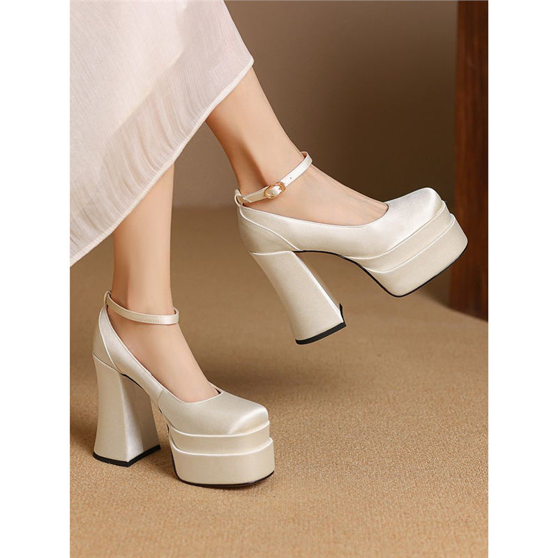 Damen Plateau Sandalen R&B