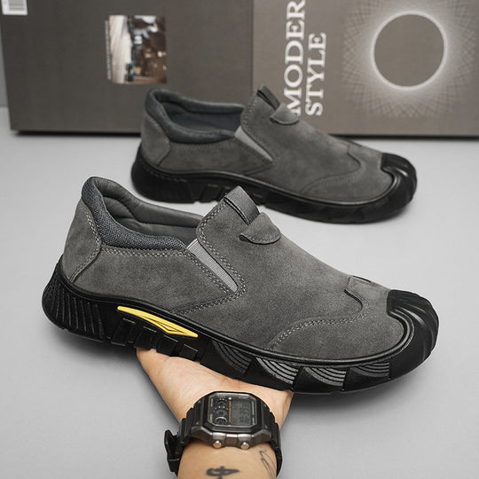 Herren elegante Slip-On Freizeitschuhe im sportlichen Design R&B