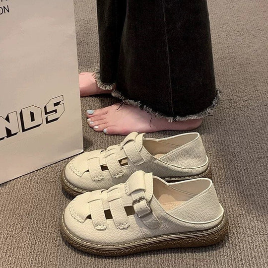 Damen Clogs mit modischem Riemenverschluss und rutschfester Sohle R&B
