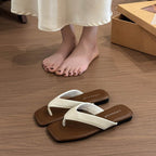 Damen elegante Zehentrenner-Sandalen mit gepolstertem Fußbett R&B