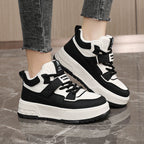 Damen High-Top Sneakers mit gefüttertem Innenbereich und Klettverschluss R&B