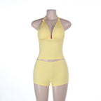 Damen Zweiteiliges Badeanzug-Set mit schickem Oberteil und figurfreundlicher Shorts R&B