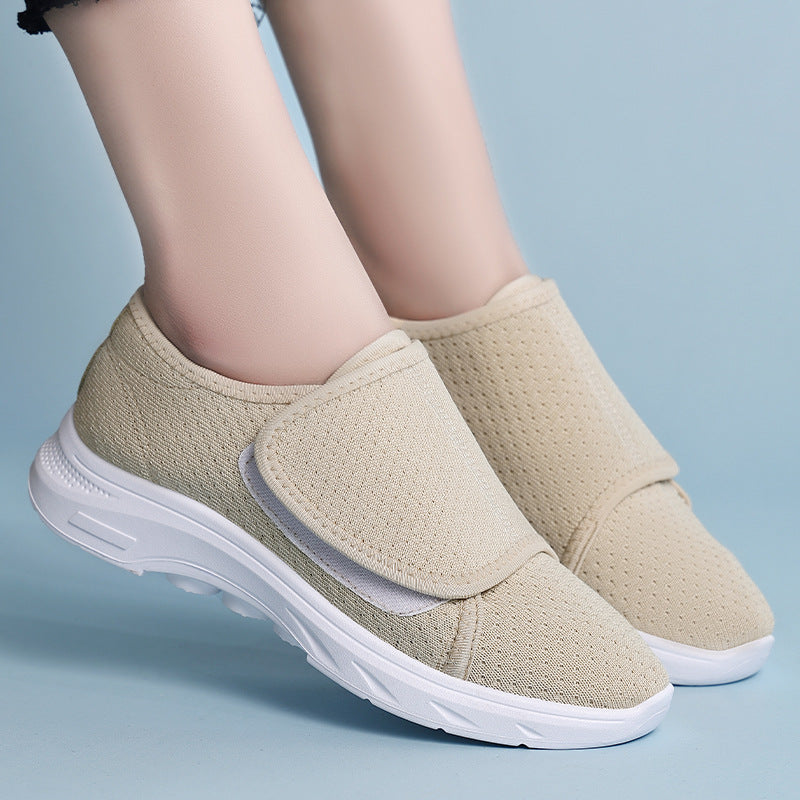 Damen Atmungsaktive Slip-On Schuhe mit elastischem Riemen R&B