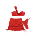 Damen Bikini-Set mit elegantem Wickelrock und modischem Oberteil R&B