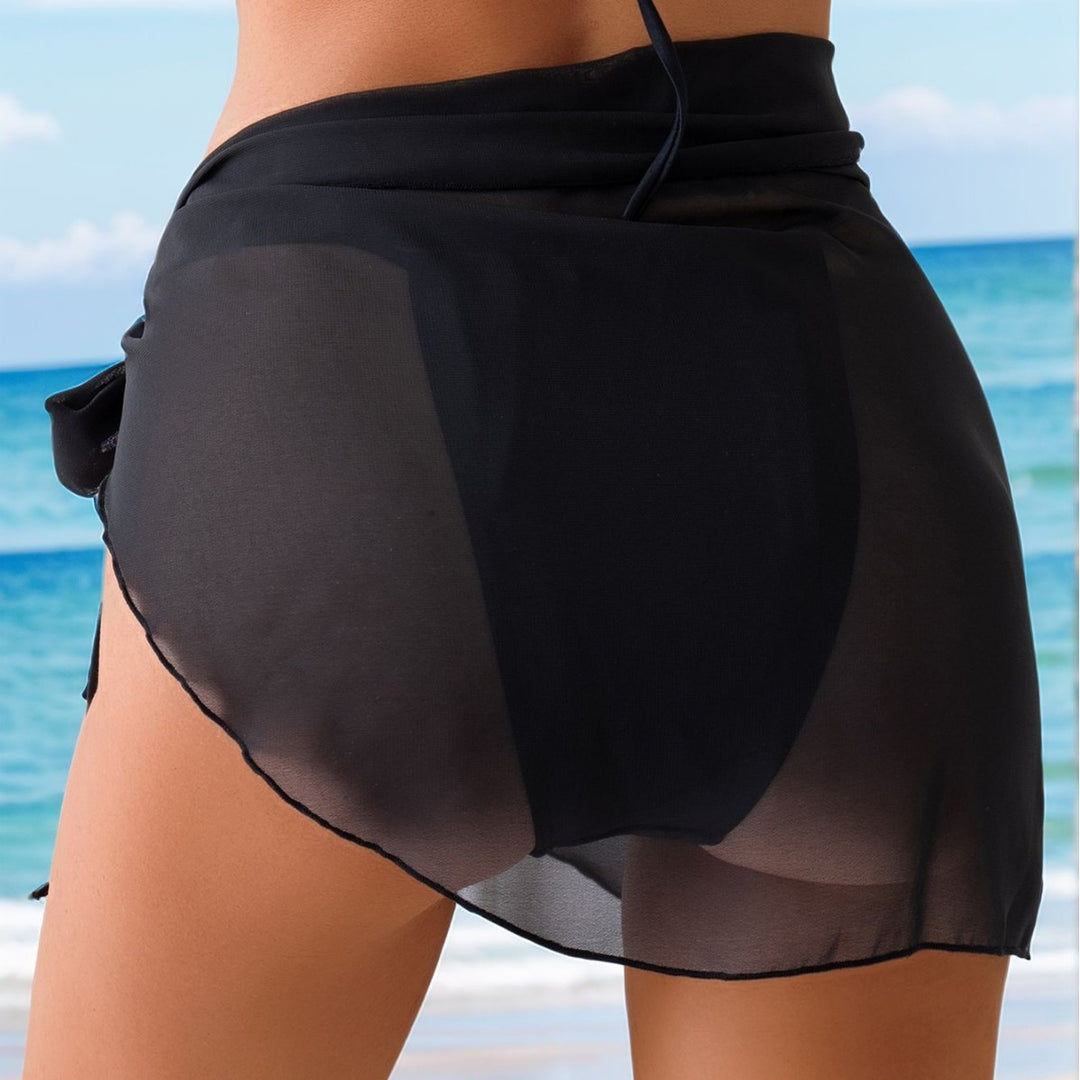 Damen Wickelrock mit Rüschendetails R&B