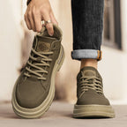 Damen modische Trekking-Sneaker mit hohem Kragen und griffiger Sohle R&B