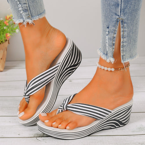 Damen Keil-Flip-Flops R&B