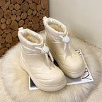 Damen modische Winterstiefel mit dämpfendem Innenfutter und wasserabweisender Oberfläche R&B
