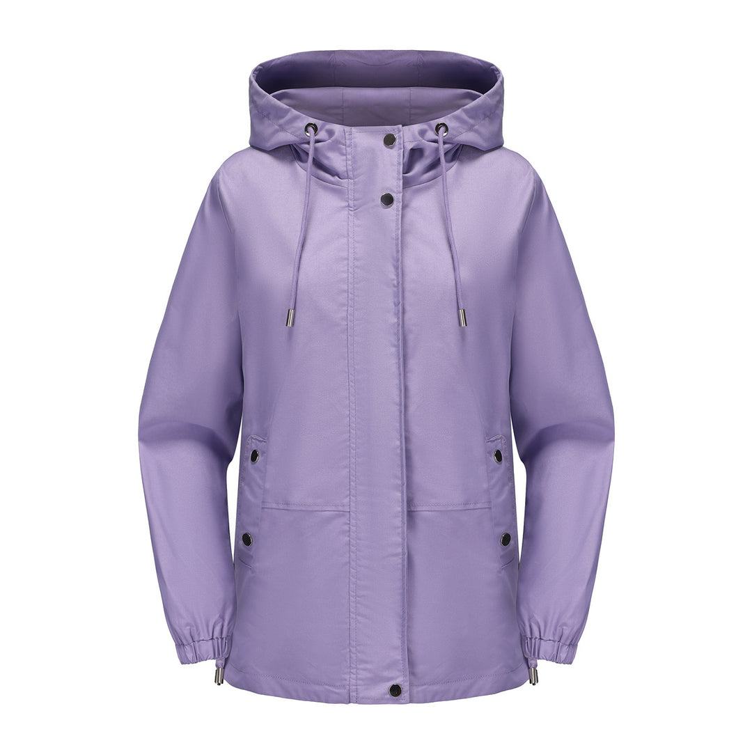 Damen leichte Windjacke mit verstellbarem Bund R&B