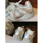 Damen Sportliche Sneaker mit atmungsaktivem Obermaterial und rutschfester Sohle R&B