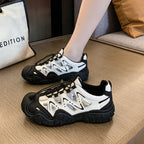 Damen Sportliche Sneaker mit atmungsaktiver Mesh-Oberfläche und rutschfester Sohle R&B