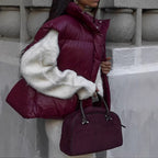 Damen Übergangsjacke im modischen Steppdesign mit hohem Kragen R&B