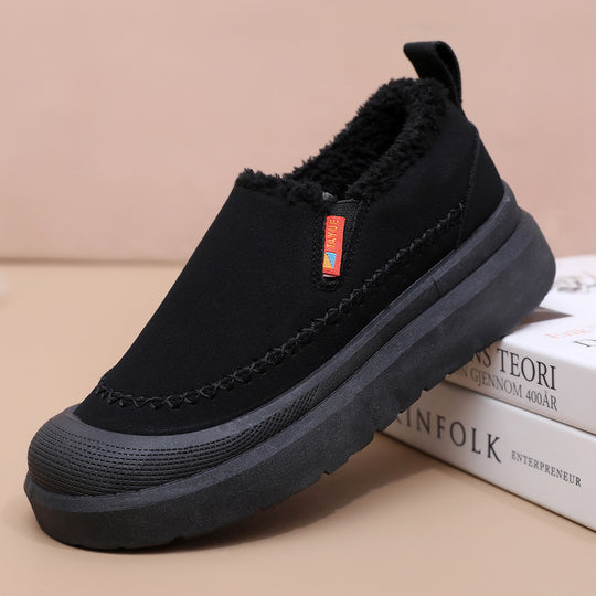 Damen Komfortable und warme Slip-On Hausschuhe mit kuscheligem Innenfutter R&B