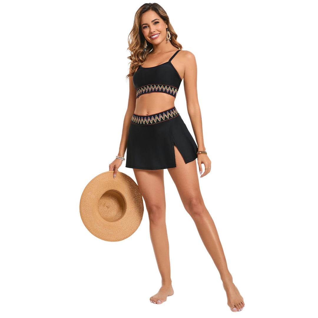 Damen sportlicher Bikini mit Rock R&B