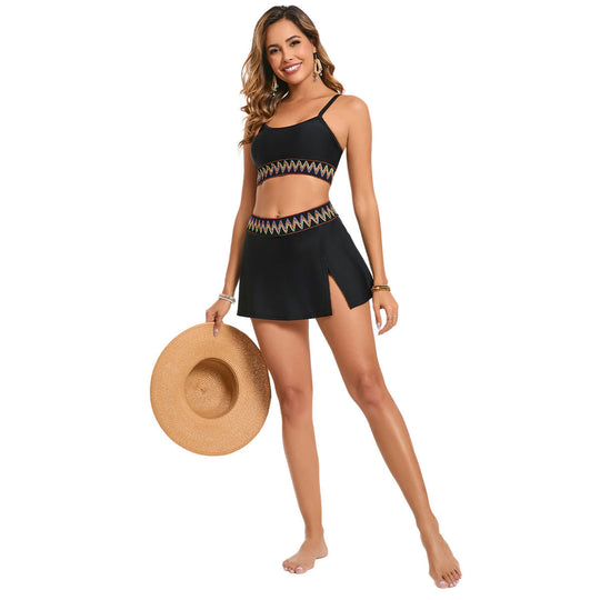 Damen sportlicher Bikini mit Rock R&B
