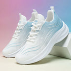 Damen Sportliche Leichtgewicht Sneakers mit atmungsaktiver Struktur und optimierter Dämpfung R&B