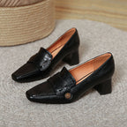 Damen elegante Sling-Pumps mit stilvollem Design und komfortablem Blockabsatz