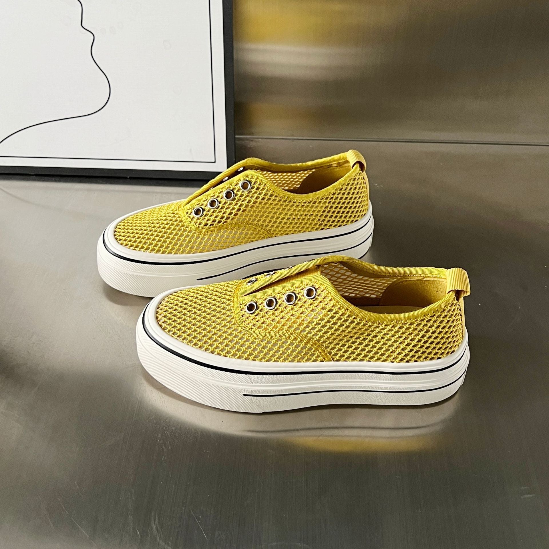 Damen Atmungsaktive Sneaker aus Mesh mit bequemem Innenfutter R&B