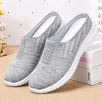Damen Bequeme und atmungsaktive Slipper mit elastischem Obermaterial R&B