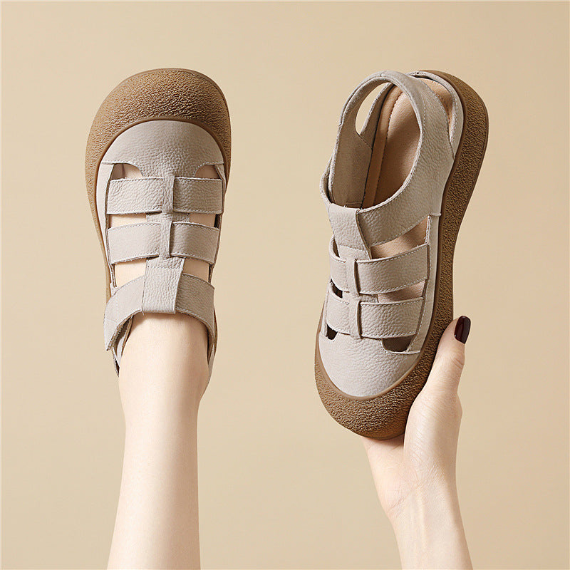 Damen Komfortable Freizeitsandalen mit verstellbaren Riemen R&B